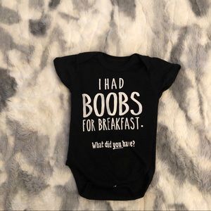 I had boobs for breakfast Onesie